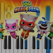 Onlinepianist Talking Tom Hero Dash Main Menu Theme