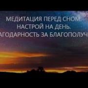 Медитация Перед Сном Настрой На День Благодарность За Благополучие