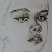How To Draw Shade Realistic Eyes Nose And Lips With Graphite Pencils