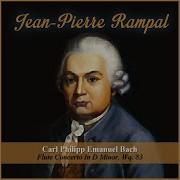 Flute Concerto In D Minor Wq 83 I Allegro