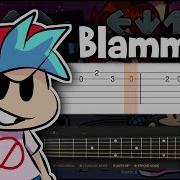 Friday Night Funkin Blammed Guitar Tutorial Tab