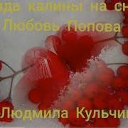 Гроздь Калины На Снегу
