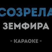 Земфира Созрела Караоке
