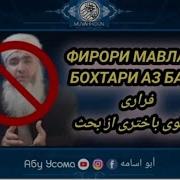 Фирори Мавлави Бохтари Аз Бахс