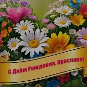 С Днем Рождения Ярослава