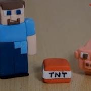 Фигурки Майнкрафт Из Мастики Minecraft Стив Из Minecraft