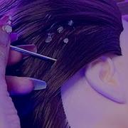 Dandruff Scratching Scalp Check Hair Combing Asmr