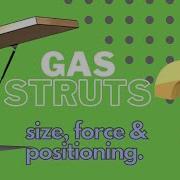 How To Calculate A Gas Strut Length Force Position All Diy Oscar Overlander