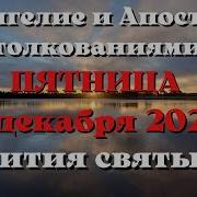 Евангелие Дня С Толкованием 6 Декабря 2024