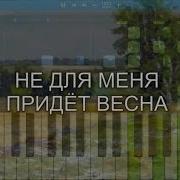 Не Для Меня Придёт Весна На Синтезаторе
