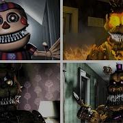 Fnaf All Nightmeres Characters Voise Lines Animated