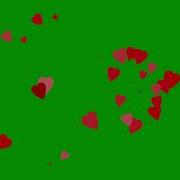 Green Screen Heart Animated Effect Chrome Key Footage Футаж Сердце