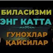 8 Хил Катта Гунохлар Хакида