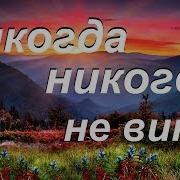 Никогда Никого Ни Вини