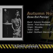 Autumn Nostalgie Esse Est Percipi